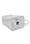 Laundry Basket Square 45x35cm Iron Frame Stripe Print #1 - 3