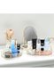 3 Pieces Mirror Tray, Rectangle Metal Vanity Mirror Tray, Can be stored for Perfume, Jewelry, Makeup, Cosmetic, Suitable for Dresser, Bedroom, Bathroom, Hotel, 3 Sizes - 6