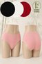 Women's Bamboo Ribbed Bato Panties 5 Pieces High Waist Soft Flexible Comfortable Daily Underwear - 5