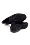 Black Color Laceless Genuine Leather Suede Leather Sole Men's Shoes - 2