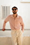 Thailand Tile Striped 100% Cotton Men's Shirt - 5
