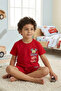 Boys Mcqueen Printed T-Shirt and Shorts Set Red - 2