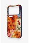 Mi 17 Pro Max Compatible Orange Lily Patterned Silicone Case - 4