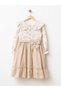 Elegance Series Cotton Ruffle Collar Girls' Dress - 2
