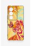 Vivo V29 Compatible Tiger of the Sun Patterned Silicone Case - 2