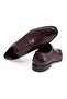 Brown Lace-Up Genuine Leather Men's Shoes - 2
