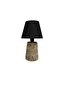 Jüt Modern Bohemia Table Lamp (Stone Body)(Black Conical Lampshade) - 4