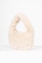 Women's Winter Beige Handbag Lolita Plush Bag C19 - 3