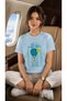 Unisex Oversize Tennis Printed T-Shirt 100% Cotton Tennis Themed Comfortable Fit Short Sleeve T-Shirt