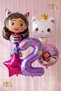 Gabby Dollhouse Balloon Set for 2 Years Old, 5 Pieces, Gabby Cat Balloon Decoration Set