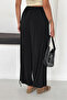 Women's Elastic Waist, Drawstring Cuffs, Loose Shalwar Trousers - 8