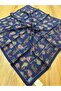 Marella Mulberry Silk Patterned Scarf- Classic Silk Scarf with Shawl Pattern - 3