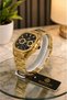Men's Wristwatch, Gold-Tone, Custom Design, Suitable for Everyday Use, Water-Resistant to 50 Meters - 3