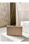 Rosegold Striped Laser Patterned Women's Evening Dress Bag Wedding Engagement Graduation - 3