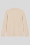 Girls & Boys Unisex Beige 100% Cotton Polo Collar Long Sleeve 2-Piece T-Shirt - 3