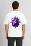 Modern Dragon Fruit Graphic Design T-Shirt - White