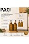Set of 2 Glass Liquid Soap Dispensers with Bamboo Base