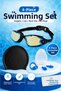 Set of 4 Adult Mirrored Colored Swimming Goggles
