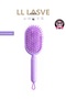 New Season Licensed Silvery Sequined Children's Hair Comb Purple Shiny Fun Design - 3