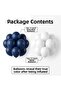 Navy Blue White Balloon Set 20 Pieces Birthday Party Decoration Stylish - 4
