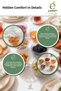 6-Piece Glass Snack Bowl and Jam Bowl Set 135 ml Breakfast Sauce Bowl Mini Serving Bowl Transparent Glass - 2