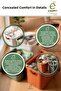 Decorative Storage Box 3-Piece Organizer with Lid Bathroom Kitchen Organizer Multi-Purpose Box - 4