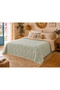 Daily 100% Cotton Muslin Pique 4 Layer Double Pique & Bedspread 230X250 cm - Reversible - 2