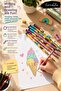 Icecream Premium Hb Pencil Set 12-Piece Cornered Body Cloud Patterned Domestic Production - 2
