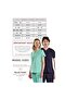 Polo Collar Unisex Lycra Single Top Nurse Uniform Doctor Uniform Men Women - 7
