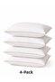 4 Pieces of Piping Pillow Gold Series 1000Gr Silicone Bead Fiber Filled 50X70Cm