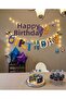 Birthday Blue Space Themed Letter Banner