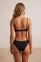 Siyah Bralette Tünelli Kaplı Bikini Üstü TBESS26BU00018 - 3