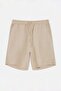 Stone Waist Elasticized Linen Look Shorts & Bermuda Tmnss26Sr00009 - 4