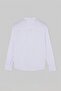 White Semi Oversize Thin 100% Cotton Men's Beach Shirt Tmnss26Go00047 - 7