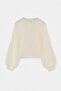 Ecru Back Cut Out/Window Detailed Knitwear Sweater Twoaw26Kz00021 - 5