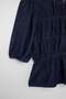 Koyu Mavi Balon Kol Dikiş Detaylı Denim Bluz TWOAW27BZ00035 - 11