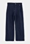 Wardrobe Essentials Koyu Mavi Tencel Karışımlı Gömlek Jeans Denim Alt - Üst Takım TWOAW27AU00017 - 9