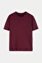 Burgundy- White- Black 3-Pack Slim/Fitted Basic 100% Cotton T-Shirt Tmnss19Bo0007 - 12