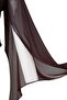 Dark Brown Single Sleeve Half Lined Party Tulle Blouse Tpraw27Bz00021 - 8