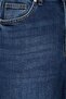 Premium Koyu Mavi Az Esnek Normal Bel Slim Straight Jeans TWOAW27JE00072 - 8