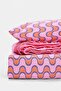 Single Retro Themed Elastic Sheet Duvet Cover Set 160X220Cm Tphaw27Tkn00003 - 4