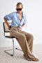 Vizon Wide Leg Esnek Örme Pantolon TWOSS24PL00054 - 2