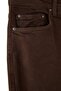 Kahverengi Regular Fit Esnek Kumaş Mevsimlik Normal Bel Erkek Dokuma Pantolon TMNAW27PL00007 - 7