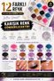 12-Pack Glitter Sim Eyeshadow Face and Body Glitter Glitter Sim Eyeshadow 12-Pack (Mixed Colors)