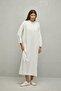 Mercerized Basic Dress Ecru