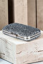 Anthracite Gray Color Sequin Sequin Bag Evening Bag Evening Bag Portfolio Clutch - 4