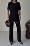 Dex Knitted Tshirt Pants Double Set 9927 - 6