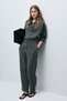 121010016 Barrı Linen Shirt Women's Shirt Khaki - 2