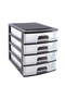 No:3 Drawer 3 Layers 35X25.4X22.6Cm Black or White Sent - 2