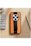 Xiaomi Redmi 14C Compatible Case Zebana Premium Leather Case Orange - 4